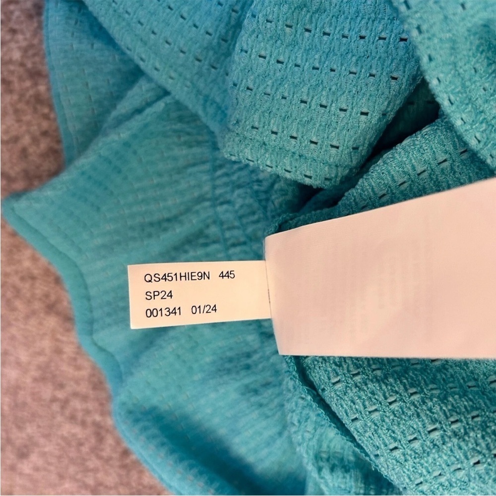 Michael Kors Women's Short Sleeves Turquoise Top Size M - Medium - NWT $98 - Picture 15 of 15